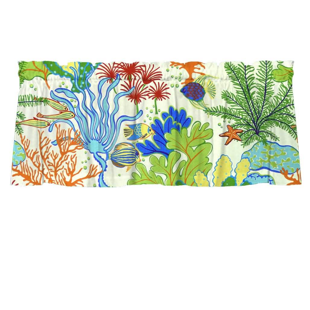 Barnett Splish Splash Cafe Valance Window Treatment
