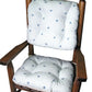 Embroideries Stars & Stripes Child Rocking Chair Cushions - Latex Foam Fill