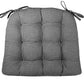 Madrid Black Gingham Dining Chair Cushions - Barnett Home Decor - Black & White
