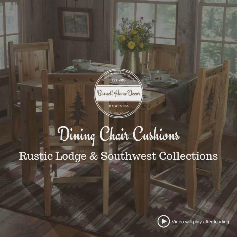 Rustic cabin chair online pads