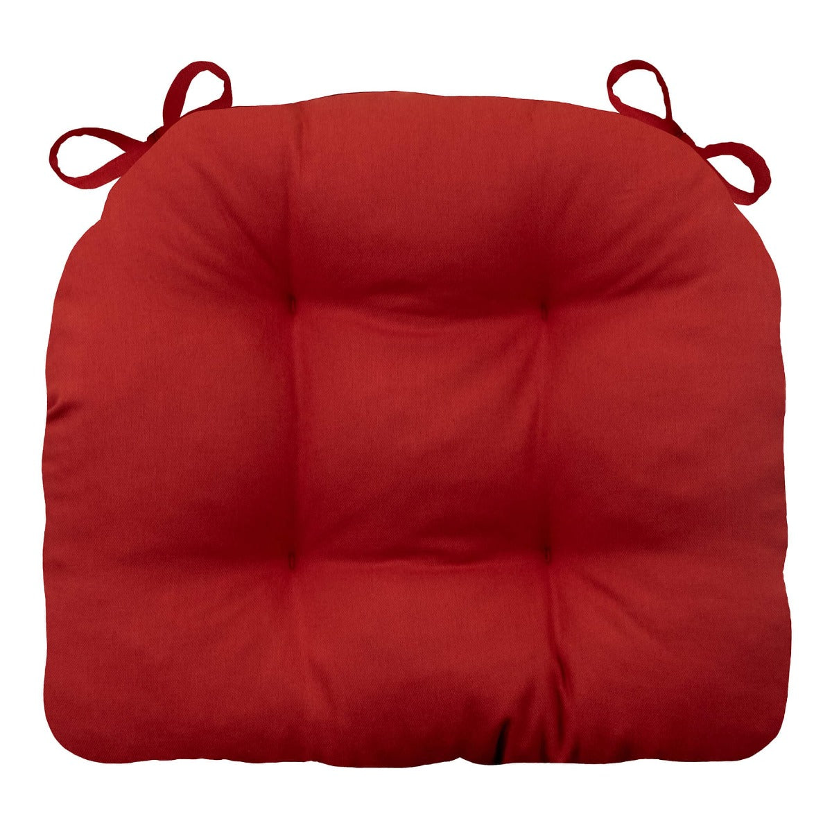 Barnett Home Decor | Cotton Duck Red Extra Thick Chair pad