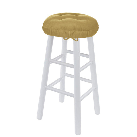 Cotton Duck Pale Bronze Barstool Cushion | Barnett Home Decor | Pale Bronze