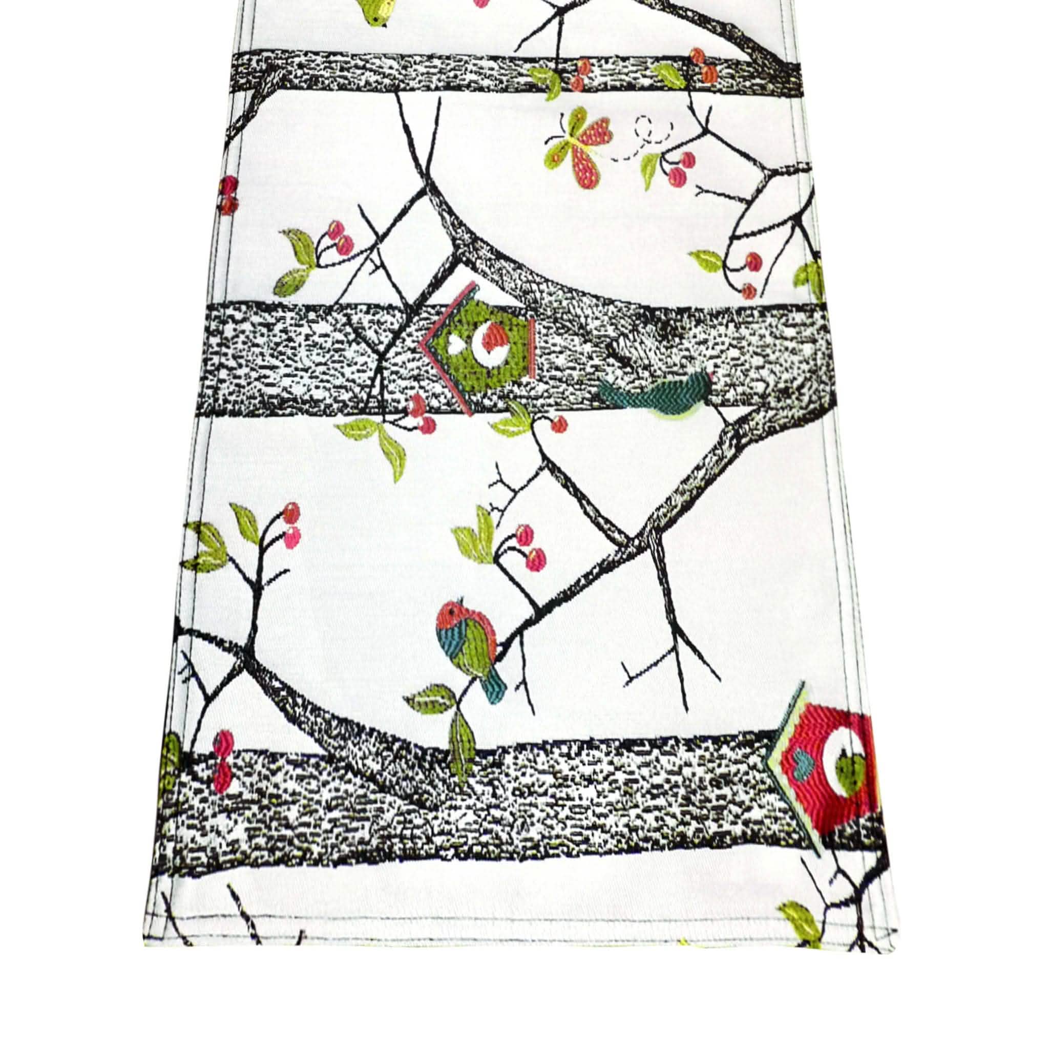 Lancy Bird House Table Runners - Rectangle