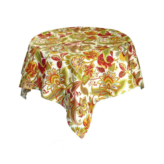 Valbella Multi Floral Table Cloth - 52" Square - Multi