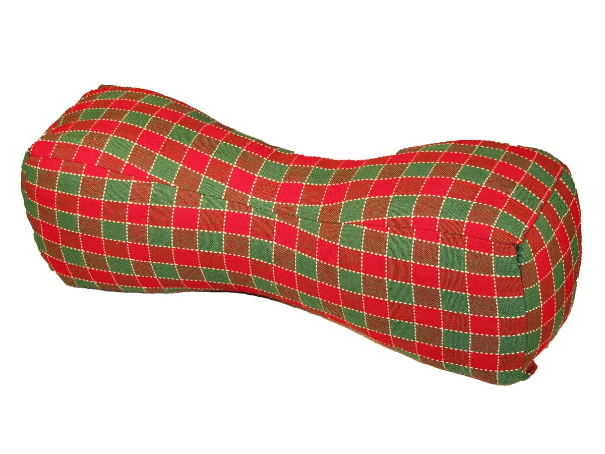 Travel Buddy - Christmas Colors - Bone Shaped Neck Support Pillow