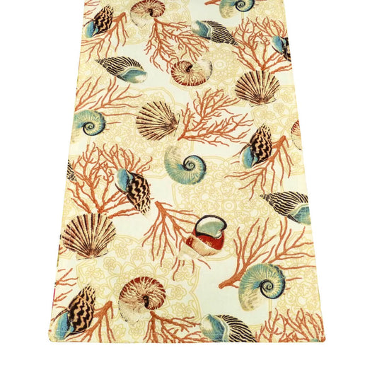 Shell Dance Multi Rectangle Runner | Barnett Home Decor