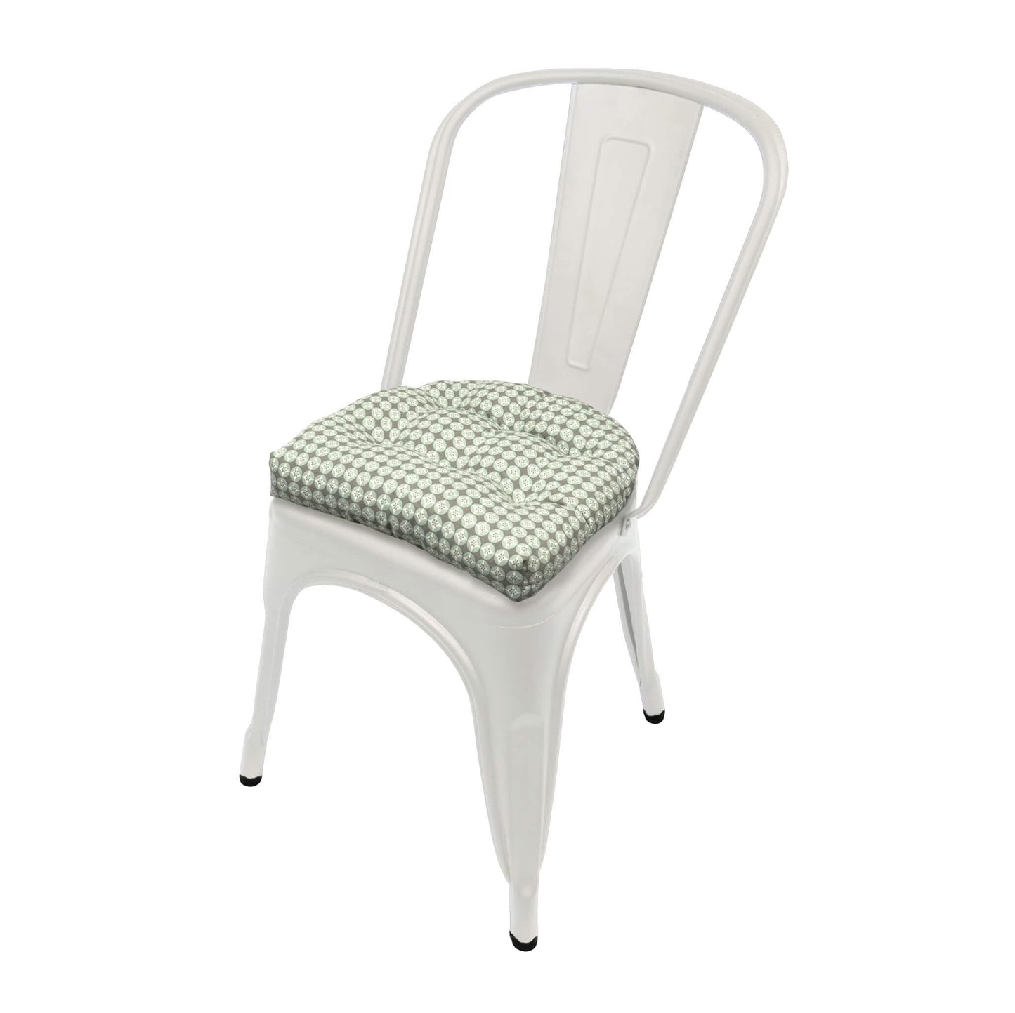 Bliss Industrial Chair Cushion - Barnett Home Decor - Blue & Grey
