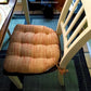 Brisbane Salsa Tweed Dining Chair Pad | Barnett Home Decor | Red & Tan 