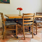 Checkers Black and Tan Plaid Dining Chair Pads | Barnett Home Decor | Black & Tan