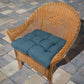 Rave Pacific Blue Patio Chair Cushions - Wicker Chair Cushions - Adirondack Chair Cushions