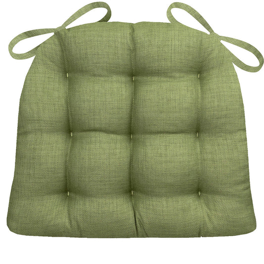 solid green dining chair cushion for outdoor dining set