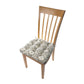 Bali Ikat Stone Dining Chair Cushions - Barnett Home Decor - Gray & White 