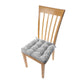 Benson Grey Dining Chair Cushions - Barnett Home Decor - Gray & White
