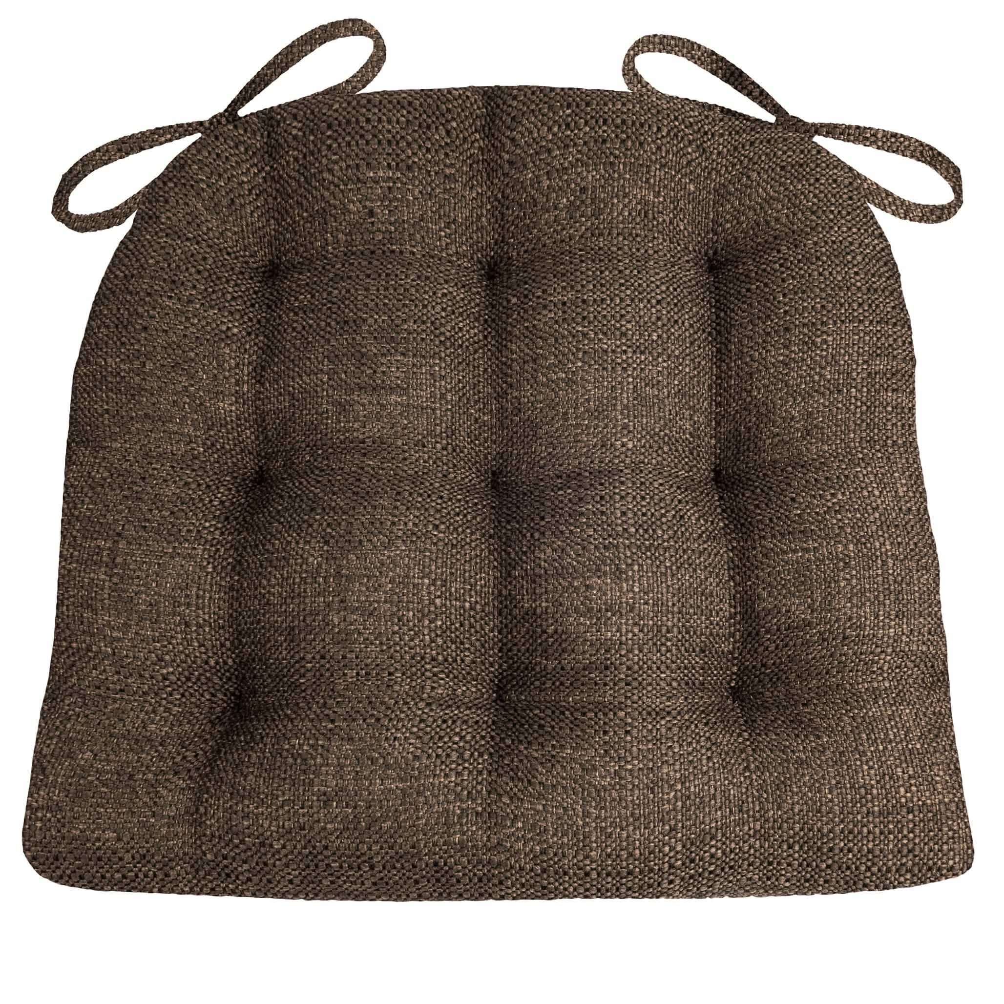 Brisbane Brown Dining Chair Cushions - Barnett Home Decor - Brown