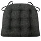 Brisbane Charcoal Black Dining Chair Cushions - Barnett Home Decor - Black 