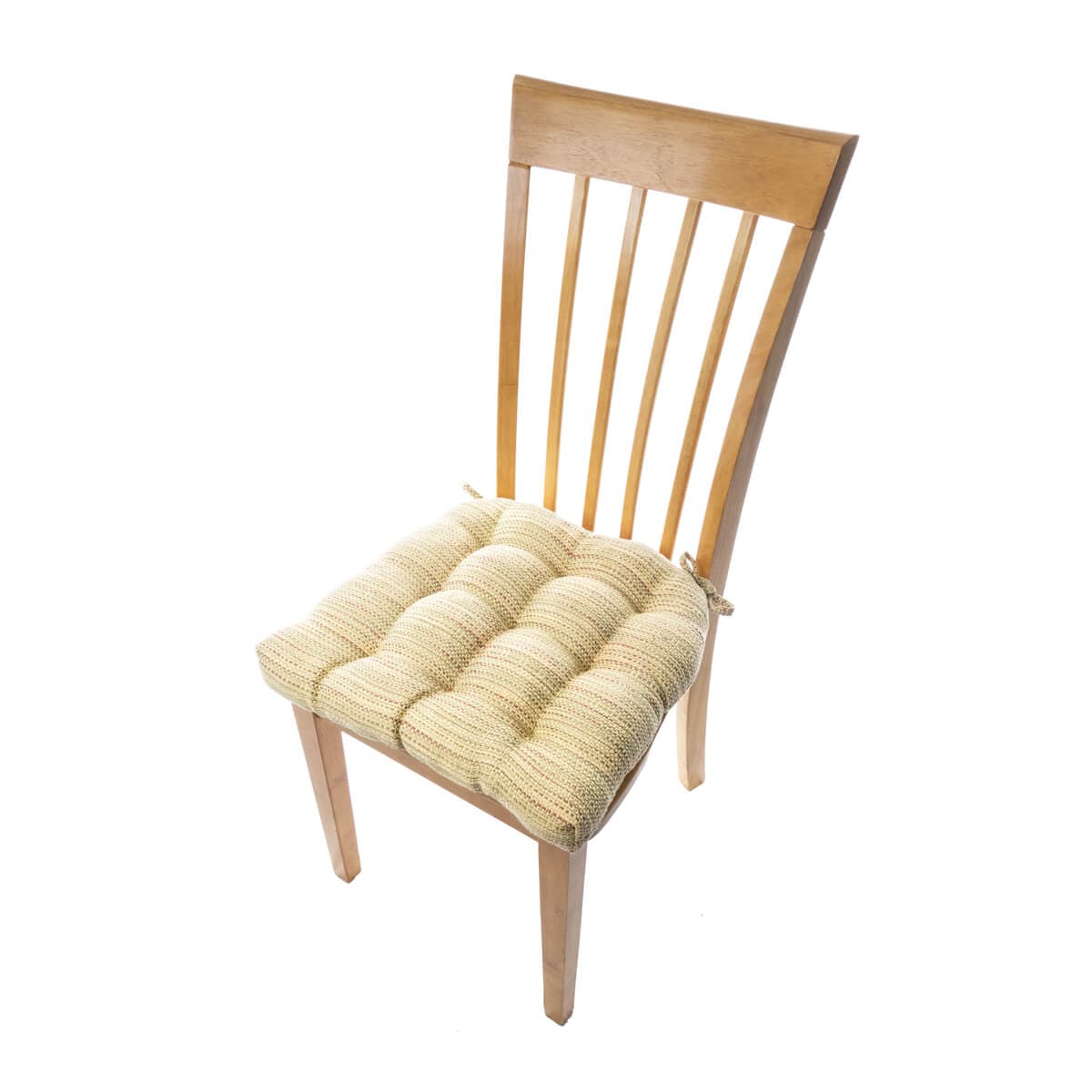 Brisbane Cream Dining Chair Pads - Barnett Home Decor - Ivory
