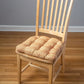 Brisbane Salsa Tweed Dining Chair Cushions | Barnett Home Decor | Red & Tan 