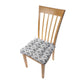 Fulton Ogee Grey Indoor/Outdoor Dining Chair Pad | Barnett Home Decor | Grey