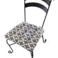 Fulton Ogee Grey Indoor/Outdoor Dining Chair Cushion | Barnett Home Decor | Grey
