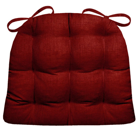 Rave Red Indoor/Outdoor Dining Chair Cushions | Barnett Home Decor | Red