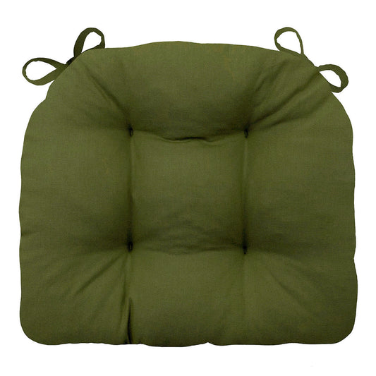 olive green chair pad extra thick cushion in sage green