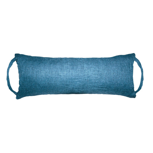 Race Pacific Blue Neck Roll Pillow | Barnett Home Decor | Travel Pillow