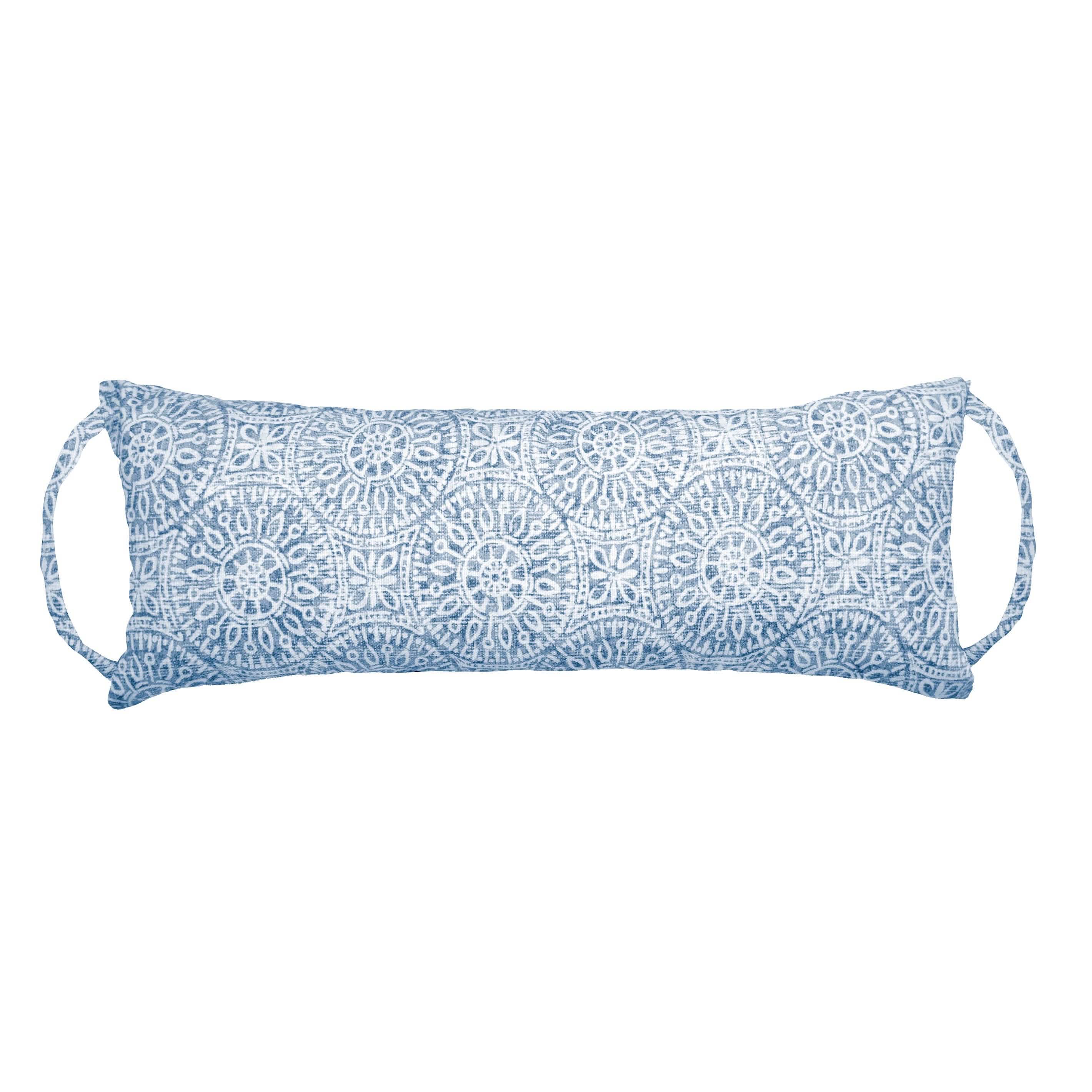 Tibet Blue Travel Pillow | Barnett Home Decor
