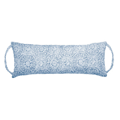 Tibet Blue Travel Pillow | Barnett Home Decor