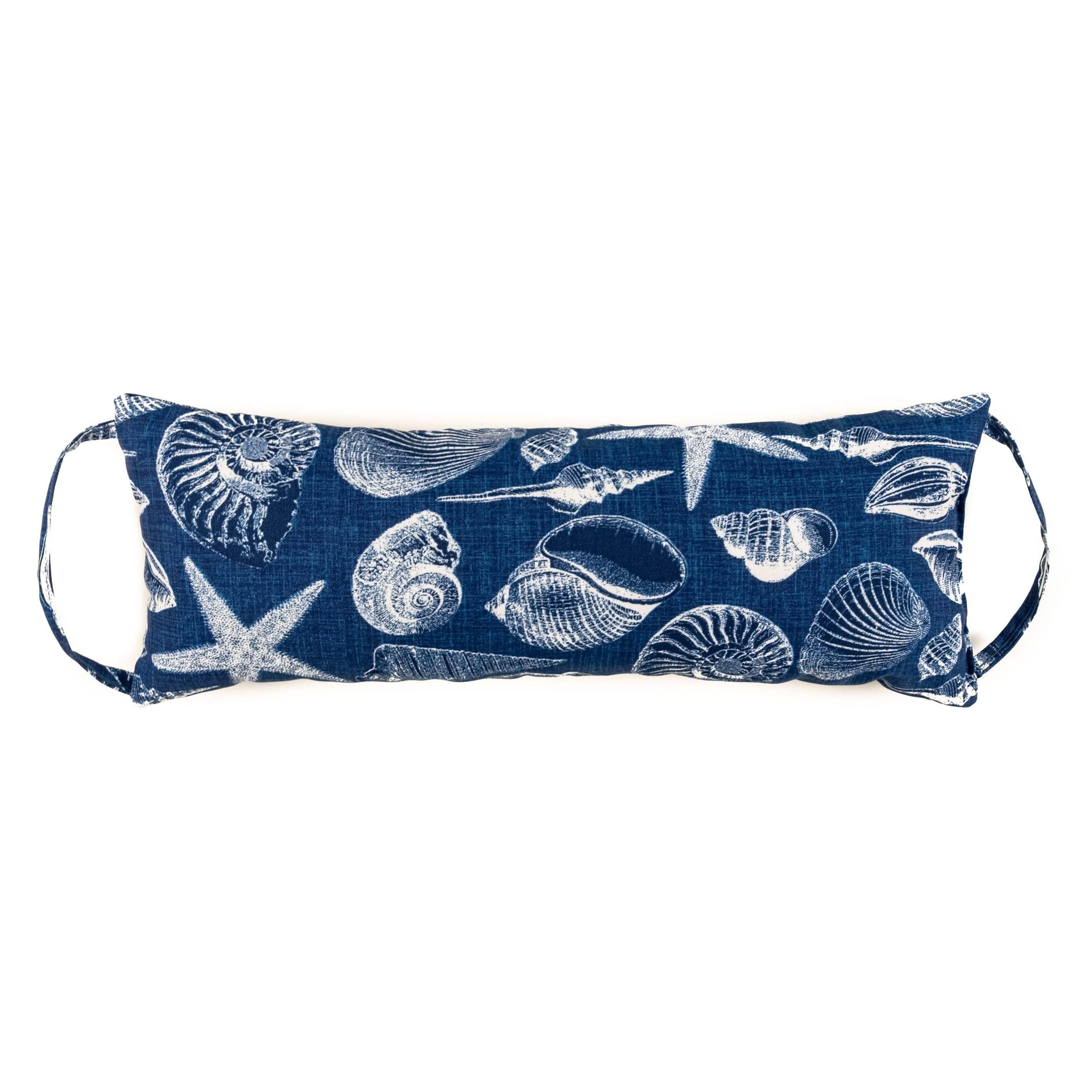 Shoreline Navy Blue Travel Pillow | Barnett Home Decor 