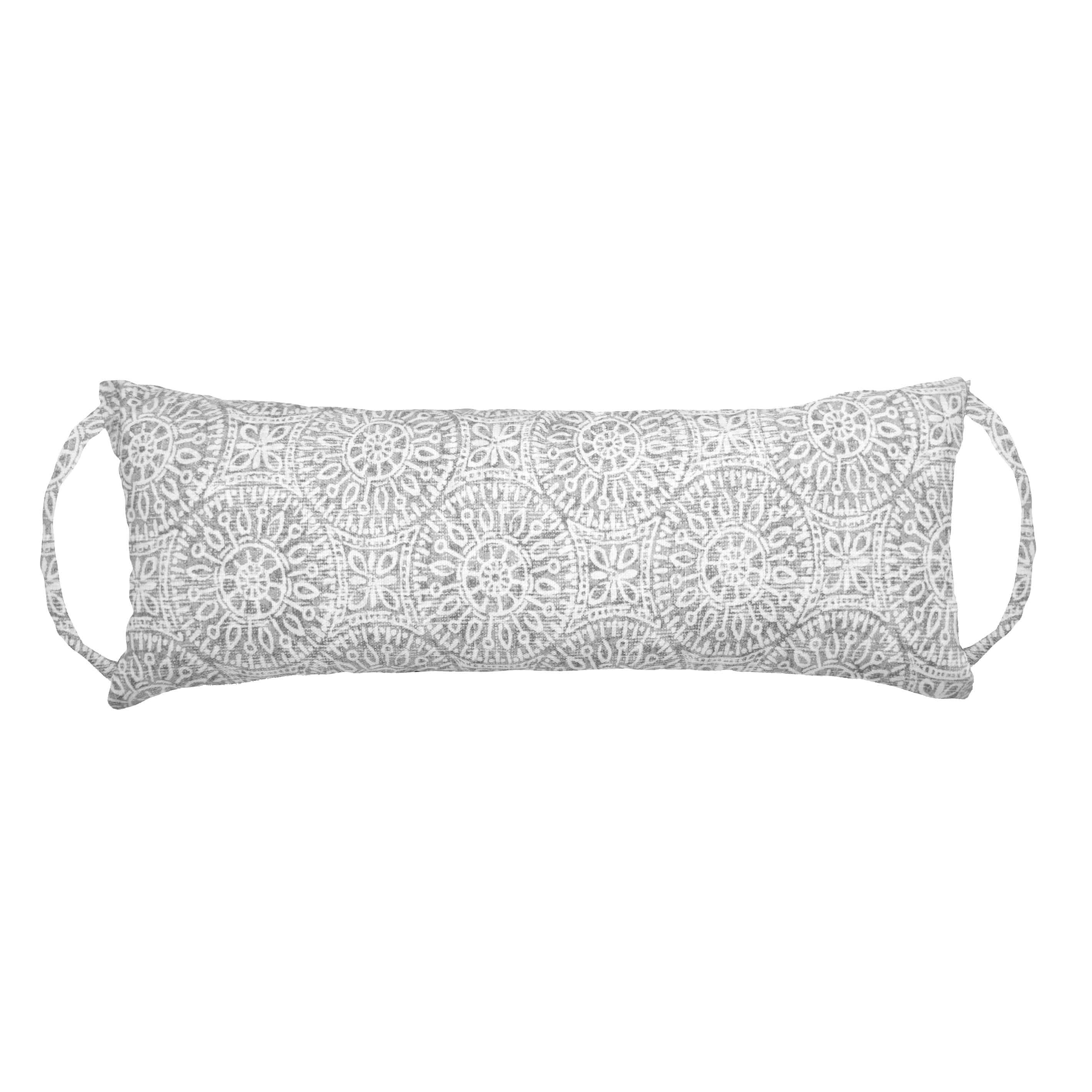 Tibet Grey Travel Pillow | Barnett Home Decor