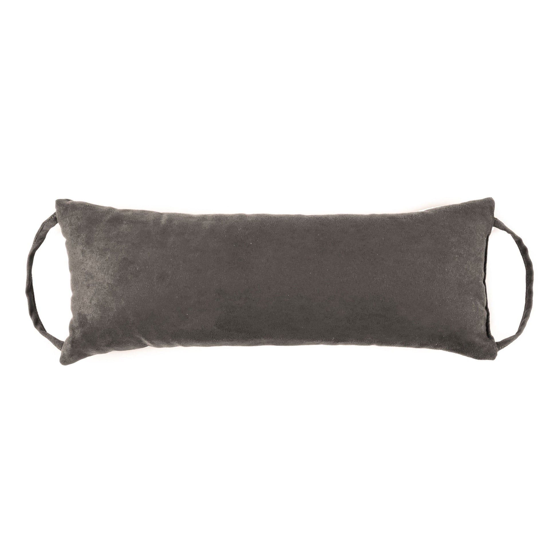 Barnett Home Decor | Grey Travel Pillow | Neck Roll Pillow | Rocking Chair Extender