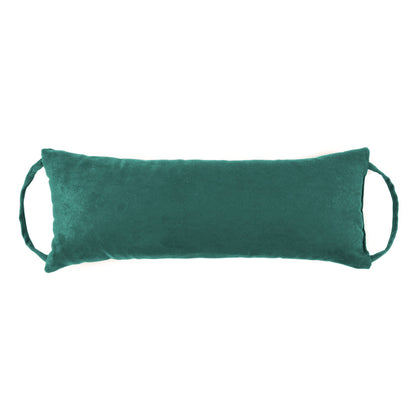 MicroSuede Turquoise Rocker Back Extender Pillow - Headrest Pillow