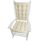 Brisbane Natural Rocking Chair Cushions - Latex Foam - Barnett Home Décor - Ivory & Pearl - Beige Tan