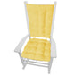 cotton duck yellow rocking chair cushions - barnett home decor - sunny solid color