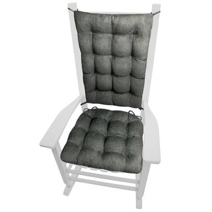 Woodlands Waypoint Smoke Rocking Chair Cushions - Latex Foam Fill