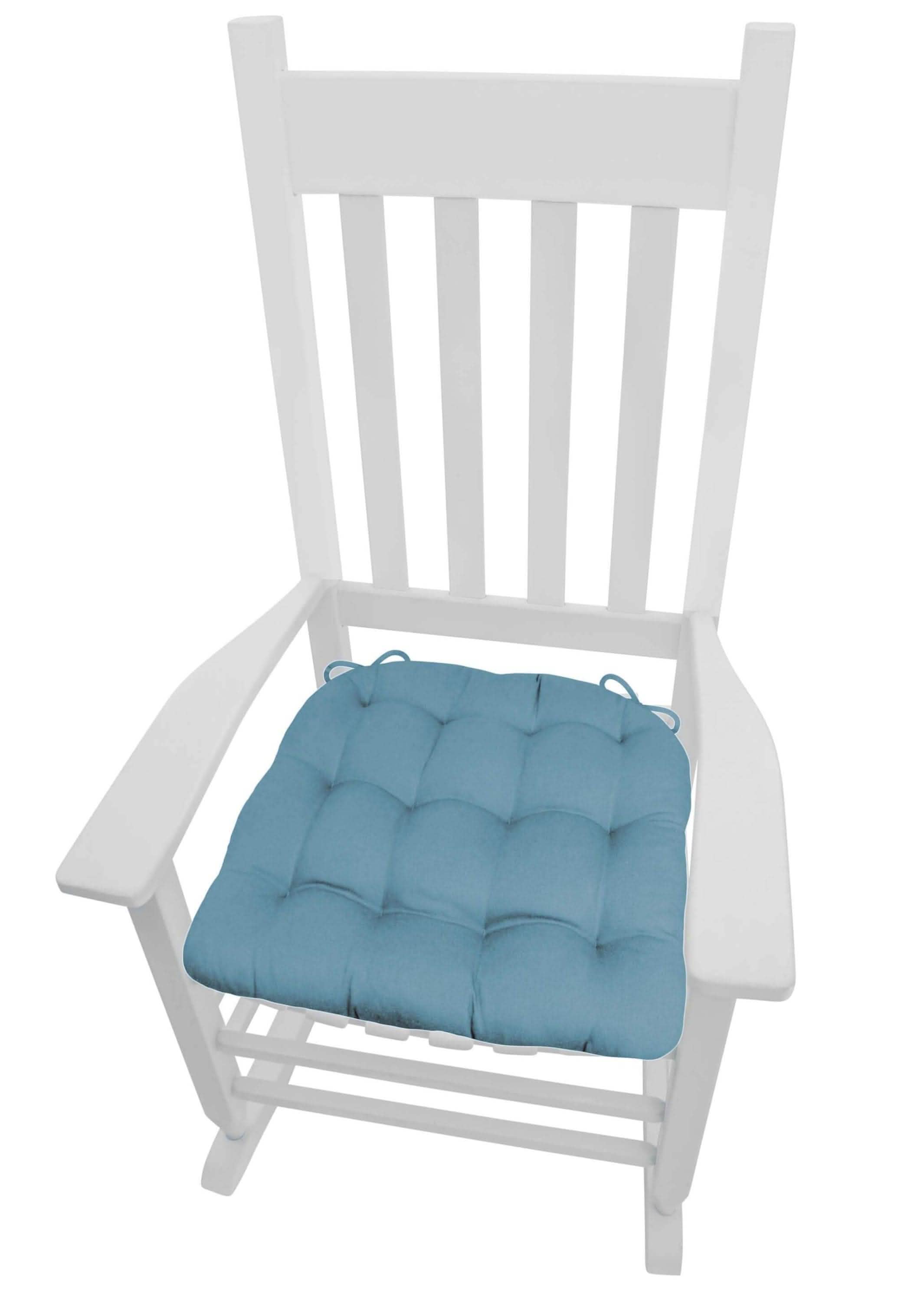 Barnett Home Decor - Cottonduck Bluebell XXL Rocker Seat 