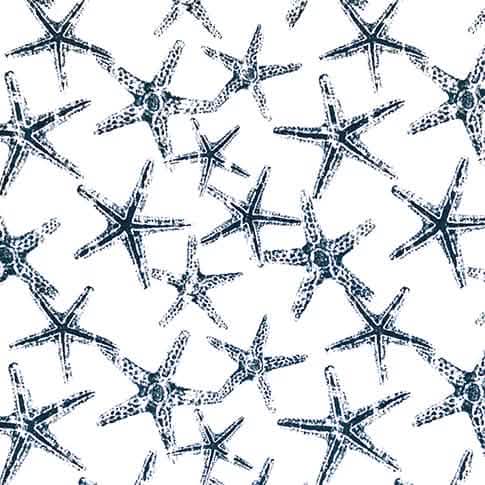 22 Sea Shore Starfish I/O Navy Blue 10 Swatch