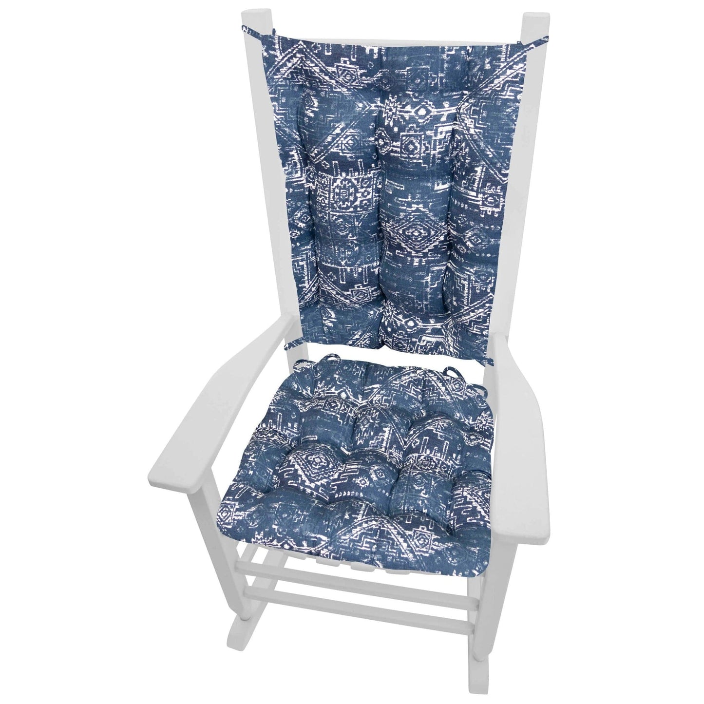 Sioux Navy Rocking Chair Cushion | Barnett Home Decor