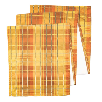 Silk Plaid Spice 72" Table Runner - Rectangle - Hemmed
