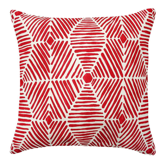 Heni Red 14" Toss Pillow -  Indoor / Outdoor