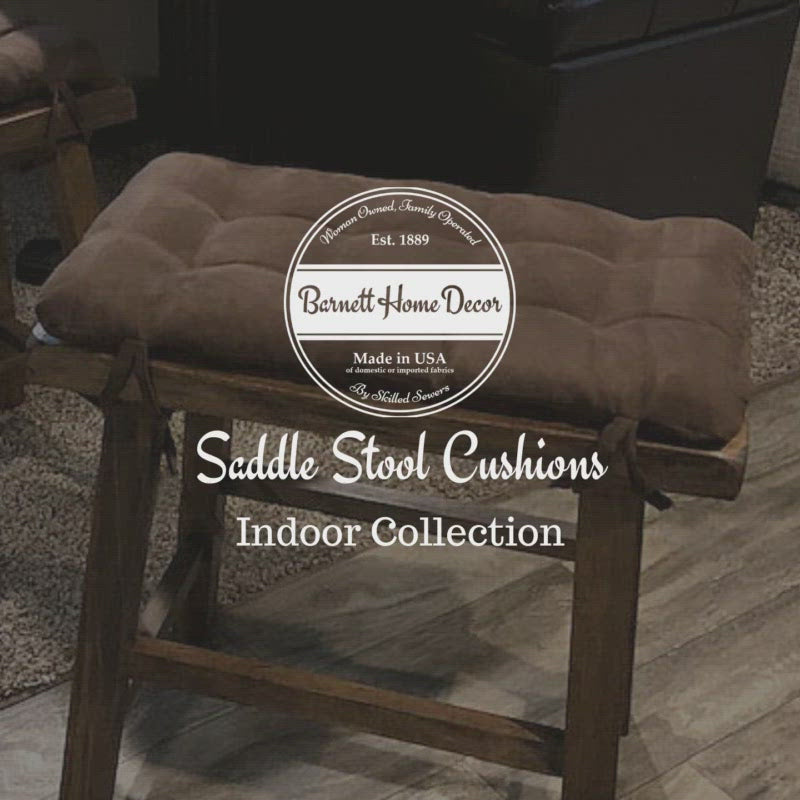 Micro-Suede Turquoise Saddle Stool Cushions - Gaucho Stool / Satori Se –  Barnett Home Decor