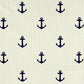 Anchors Stripe Porch Rocker Cushions - Latex Foam Fill