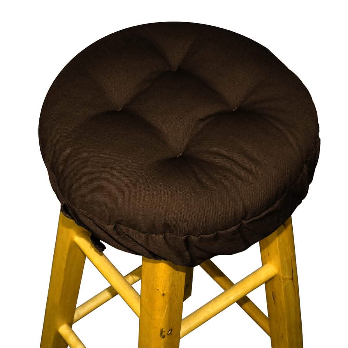 Cotton Duck Brown Barstool Pad | Barnett Home Decor | Brown