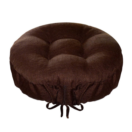 Rave Chocolate Indoor/Outdoor Bar Stool Cover | Barnett Home Decor | Chocolate Brown