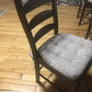 Benson Grey Dining Chair Cushions | Barnett Home Decor | Grey & White