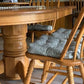 Benson Grey Dining Chair Pads - Barnett Home Decor - Gray & White