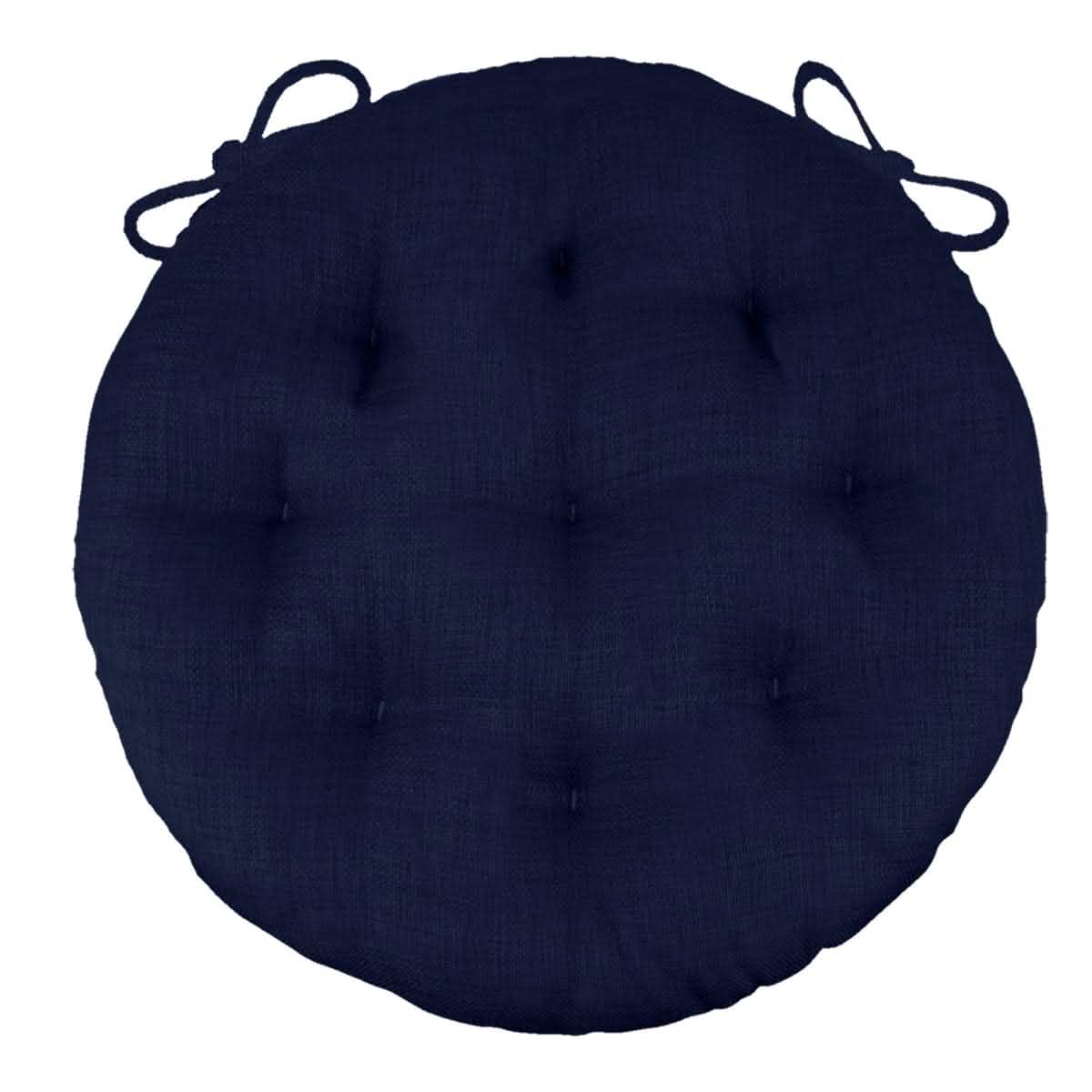 Rave Indigo Blue Bistro Chair Pad - Barnett Home Decor - Indoor/Outdoor