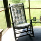 Barnett Home Decor | Boutique Floral Blue Rocking Chair Cushions