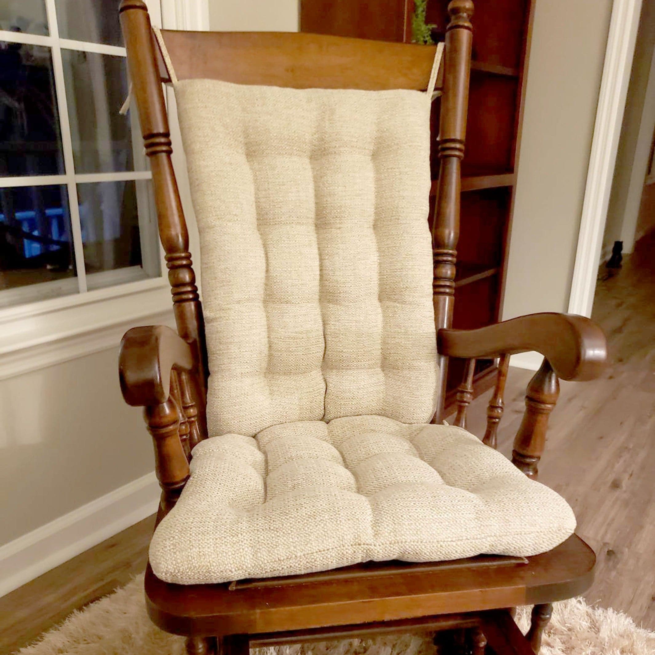 Brisbane Natural Rocking Chair Cushions Latex Foam Fill