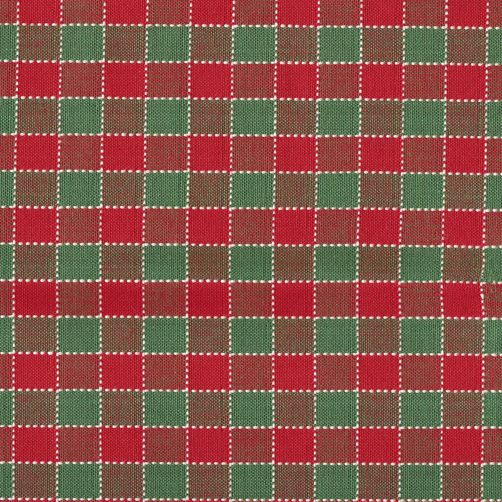 75 Checkers Red and Green 63 Swatch